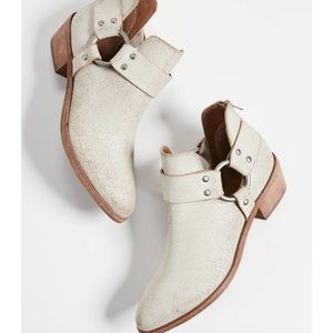 Frye Ray Harness Back Zip Ankle Boot NWOT